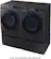 Alt View 24. Samsung - 5.0 Cu. Ft. High-Efficiency Stackable Smart Front Load Washer with Steam - Black stainless steel.