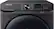 Alt View 2. Samsung - 5.0 Cu. Ft. High-Efficiency Stackable Smart Front Load Washer with Steam - Black stainless steel.