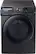 Alt View 30. Samsung - 5.0 Cu. Ft. High-Efficiency Stackable Smart Front Load Washer with Steam - Black stainless steel.