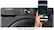 Alt View 34. Samsung - 5.0 Cu. Ft. High-Efficiency Stackable Smart Front Load Washer with Steam - Black stainless steel.
