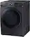 Left. Samsung - 5.0 Cu. Ft. High-Efficiency Stackable Smart Front Load Washer with Steam - Black stainless steel.