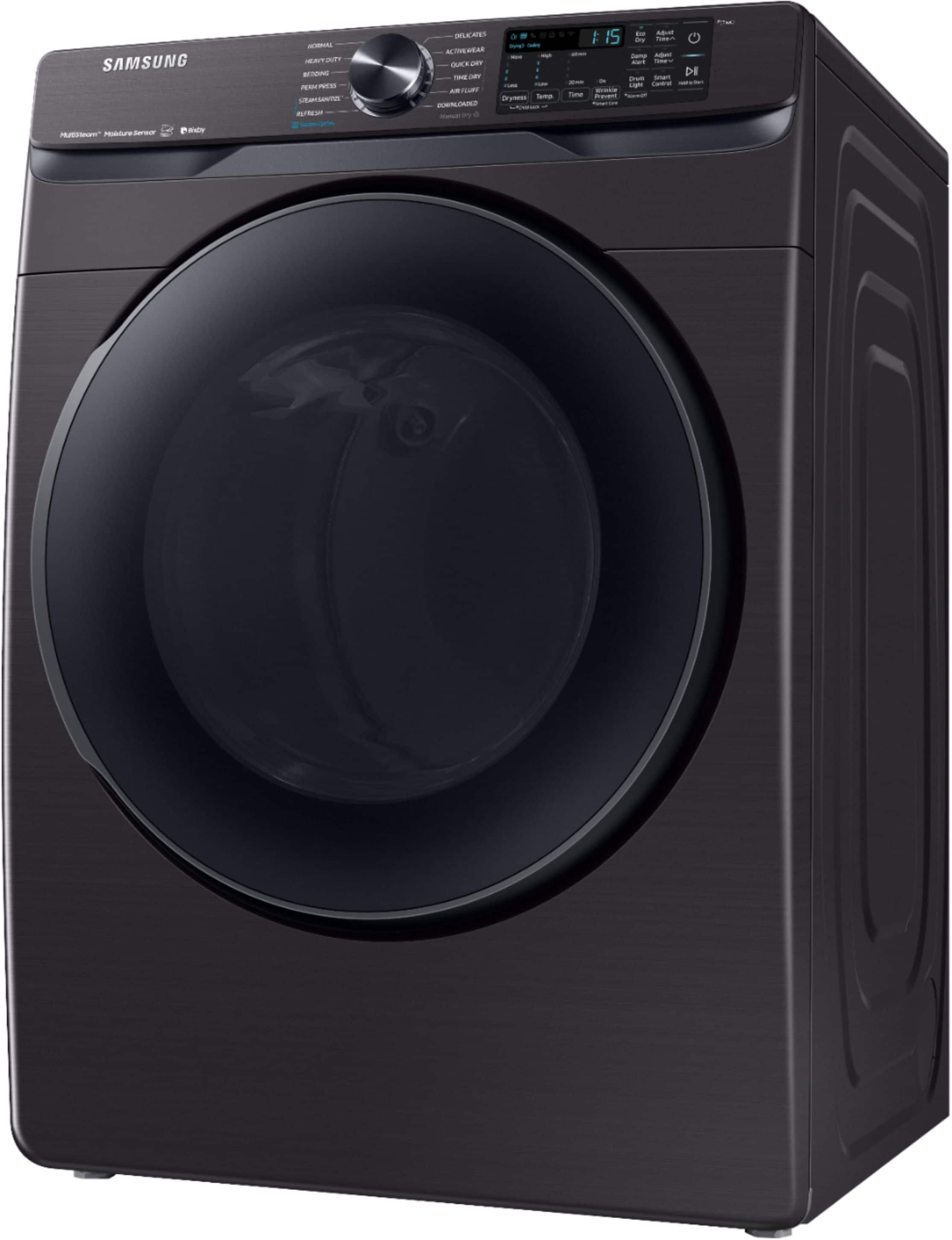 Best Buy: Samsung 7.5 Cu. Ft. Stackable Smart Electric Dryer with Steam ...