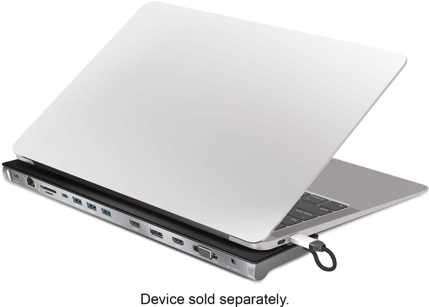 Alt View 12. j5create - USB-C Triple Display Docking Station - Black.