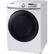 Angle. Samsung - 7.5 Cu. Ft. 12-Cycle Smart Wi-Fi Electric Dryer with Steam - White.