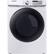 Front. Samsung - 7.5 Cu. Ft. 12-Cycle Smart Wi-Fi Electric Dryer with Steam.