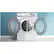 Alt View 15. Samsung - 7.5 Cu. Ft. 12-Cycle Smart Wi-Fi Electric Dryer with Steam.