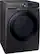 Angle. Samsung - 7.5 Cu. Ft. Stackable Smart Gas Dryer with Steam and Sensor Dry - Fingerprint Resistant Black Stainless Steel.