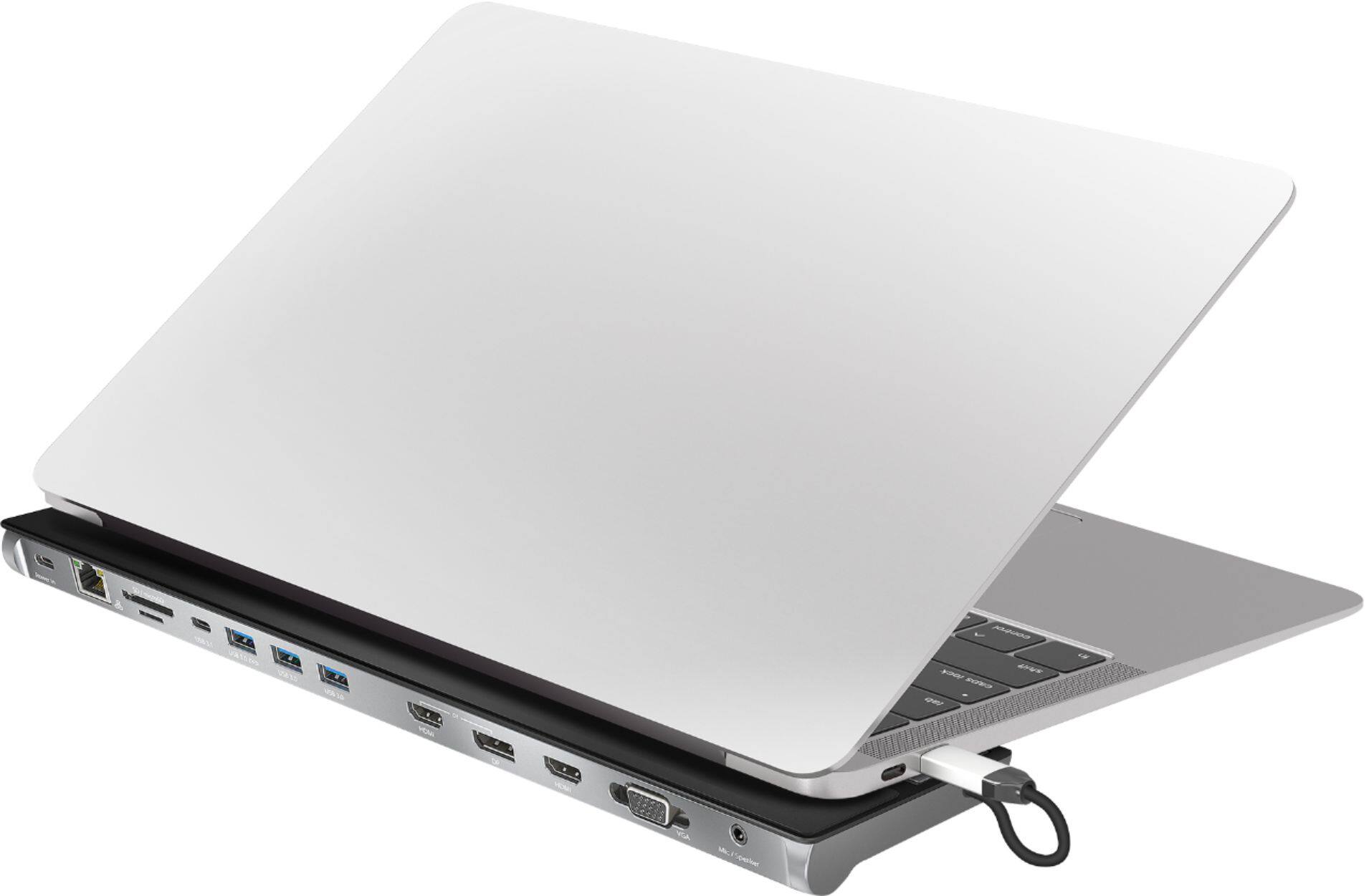 Alt View 12. j5create - USB-C Triple Display Docking Station with 100W PD Adapter.