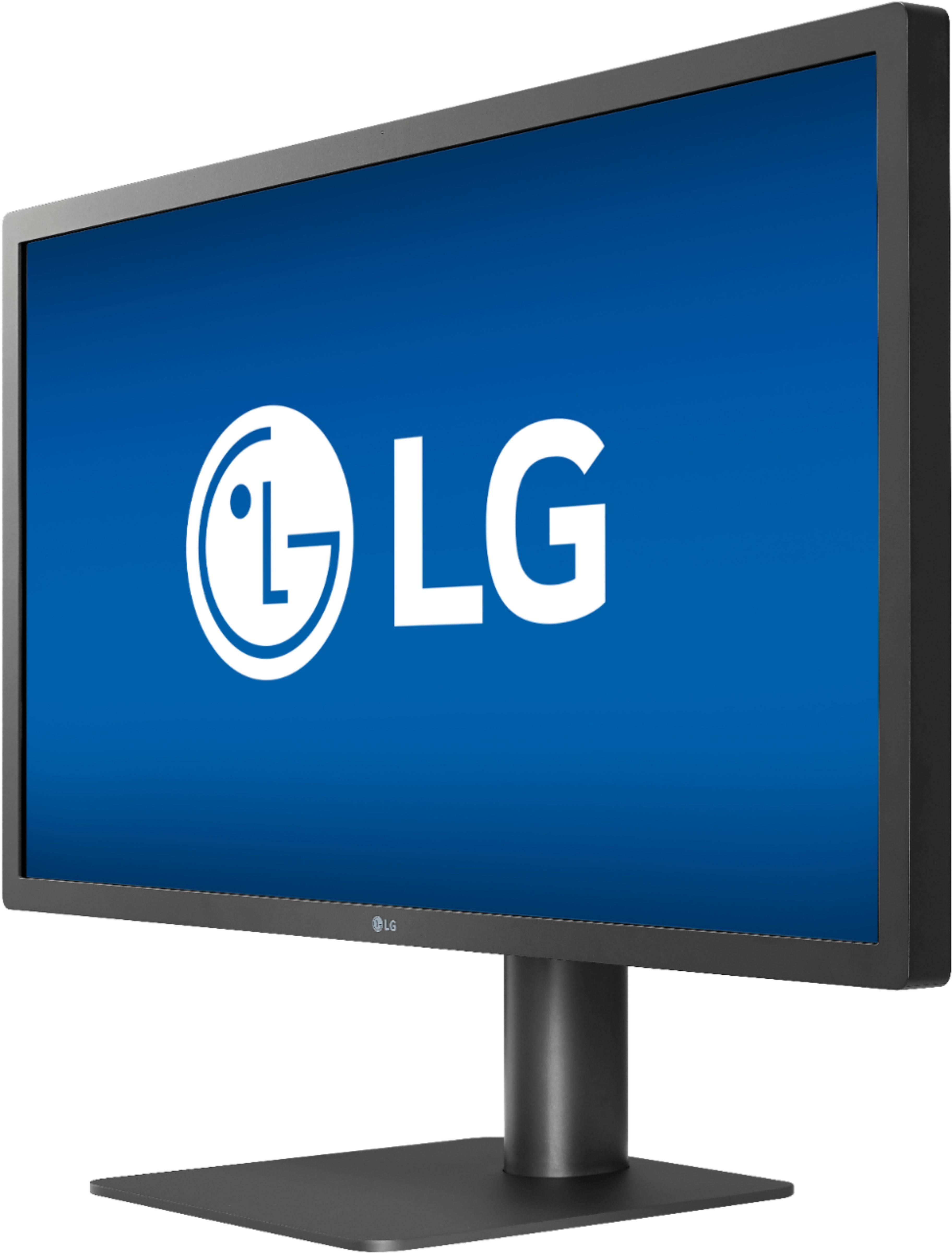 Alt View 13. LG - UltraFine 24" IPS LED 4K UHD Monitor (Thunderbolt) - Black.