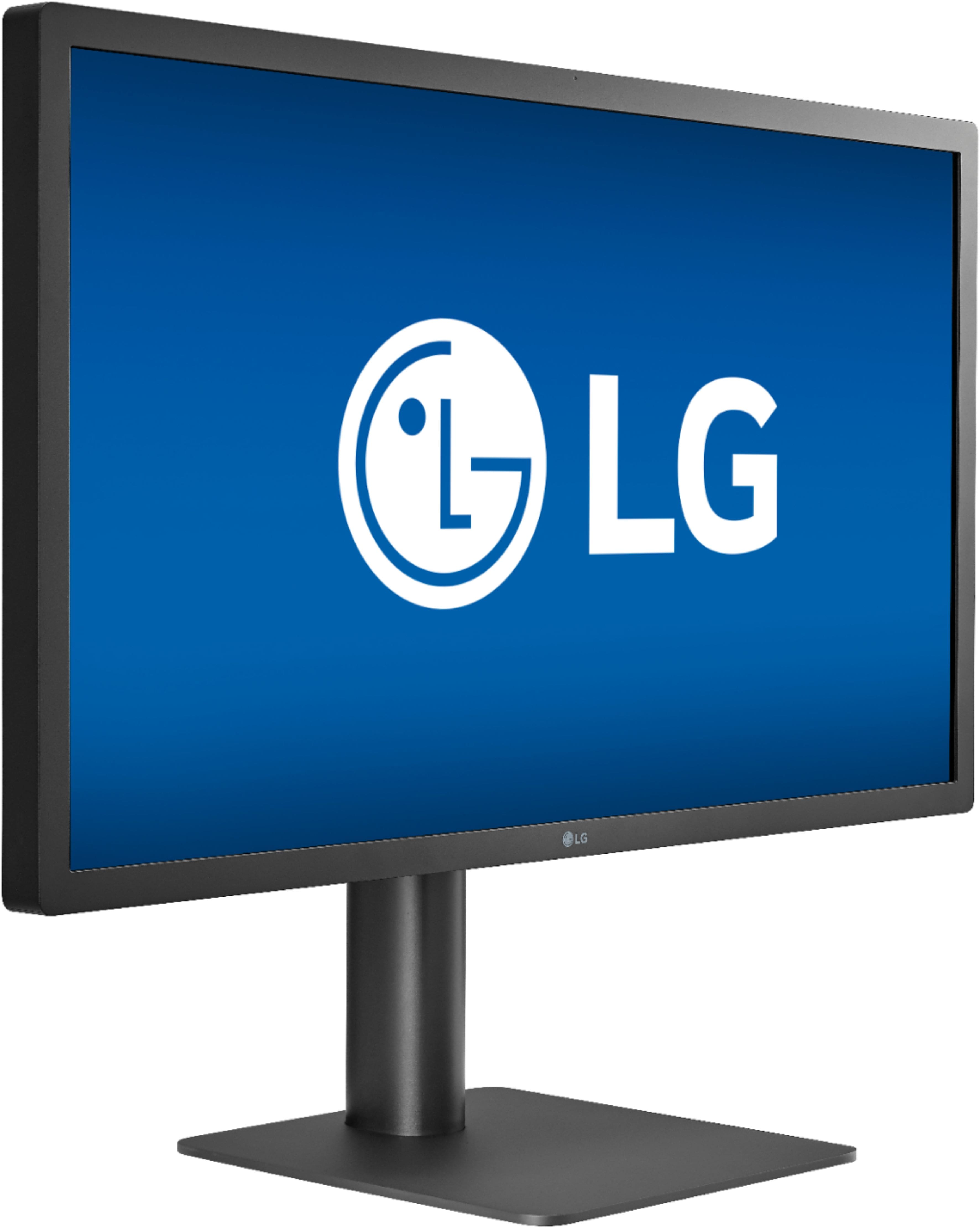 Alt View 14. LG - UltraFine 24" IPS LED 4K UHD Monitor (Thunderbolt) - Black.