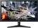 Front. LG - UltraGear 24" LED FHD FreeSync Monitor (DisplayPort, HDMI) - Black.
