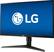 Left. LG - UltraGear 27" IPS LED FHD FreeSync and G-SYNC Compatible Monitor with HDR 10 (DisplayPort, HDMI) - Black.