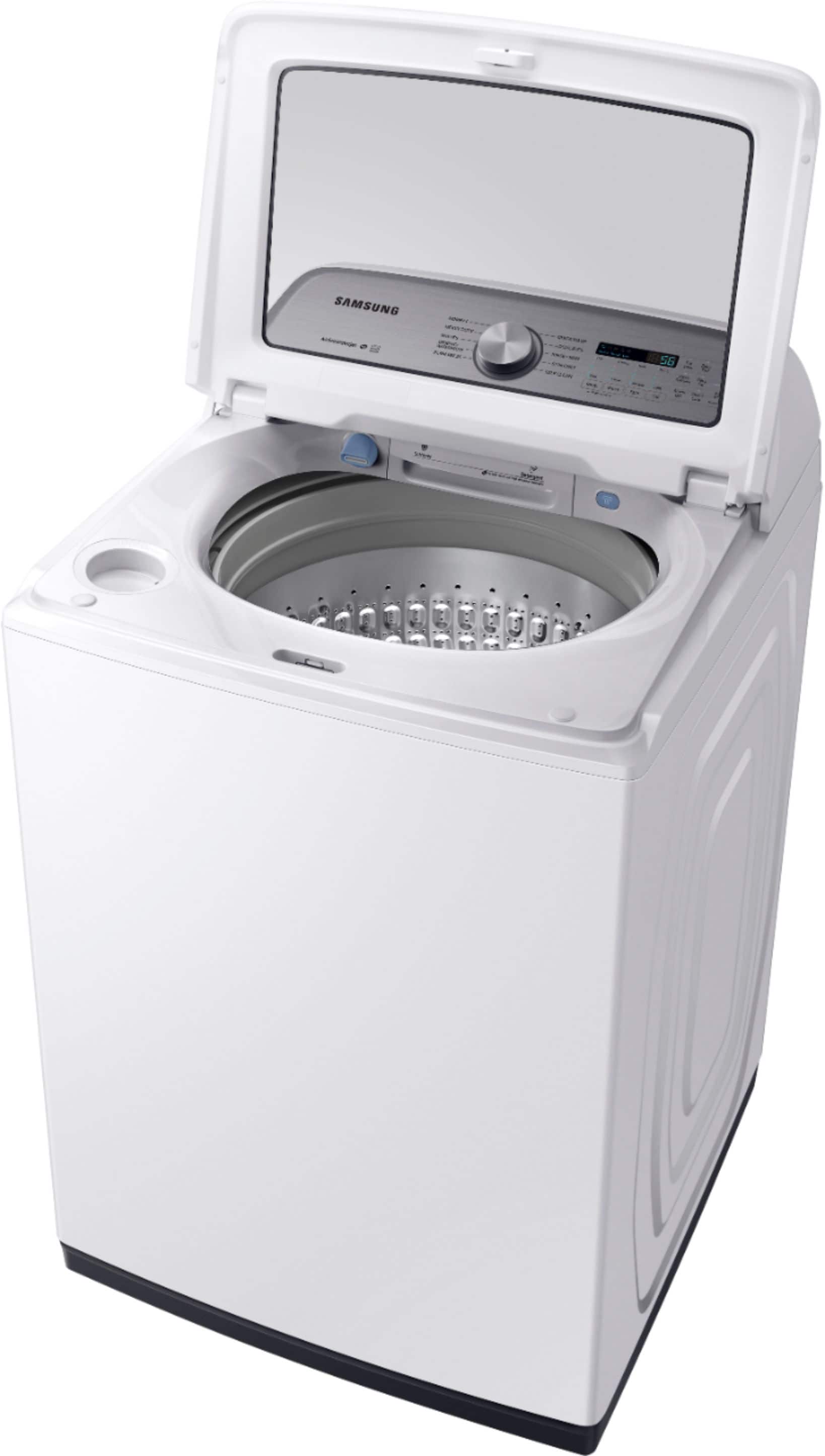 Alt View 13. Samsung - 5.4 Cu. Ft. High-Efficiency Top Load Washer with Active WaterJet - White.