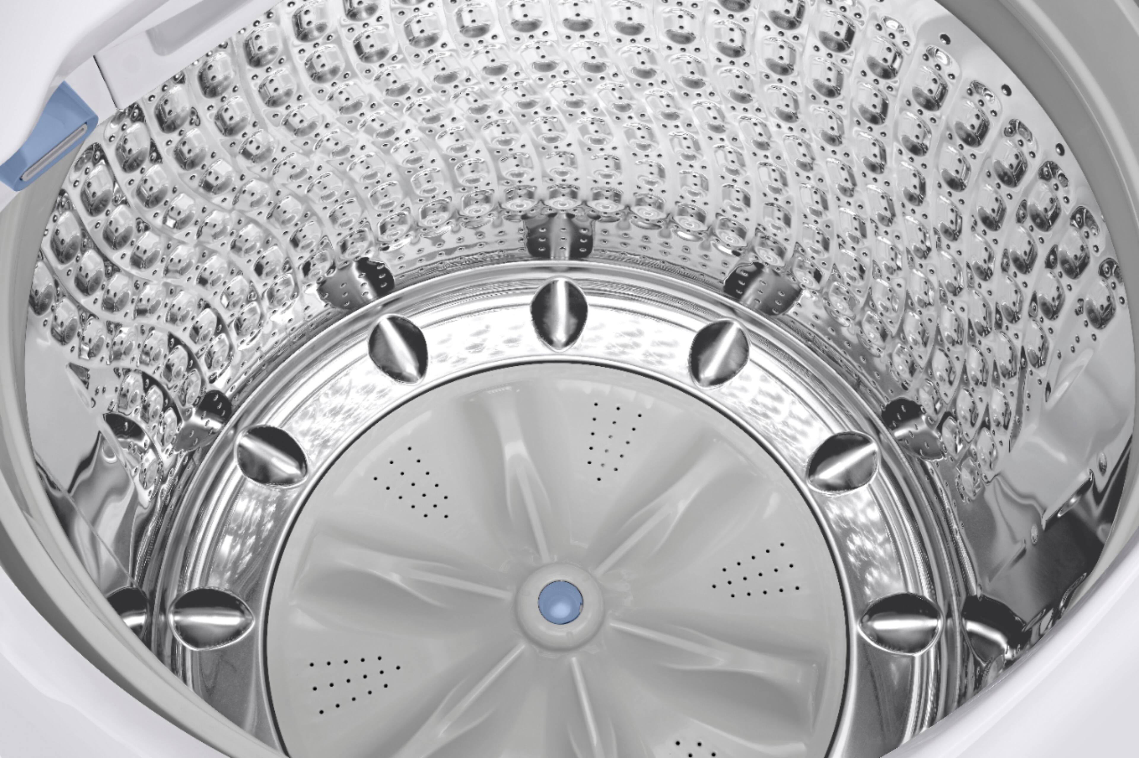 Alt View 2. Samsung - 5.4 Cu. Ft. High-Efficiency Top Load Washer with Active WaterJet - White.