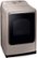 Angle Zoom. Samsung - 7.4 Cu. Ft. Smart Electric Dryer with Steam and Super Speed Dry - Champagne.