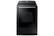 Front. Samsung - 7.4 Cu. Ft. Electric Dryer with Steam and Sensor Dry - Black Stainless Steel.
