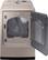 Alt View 2. Samsung - 7.4 Cu. Ft. Smart Gas Dryer with Steam and Super Speed Dry - Champagne.