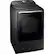 Angle. Samsung - 7.4 Cu. Ft. Gas Dryer with Steam and Sensor Dry - Black Stainless Steel.