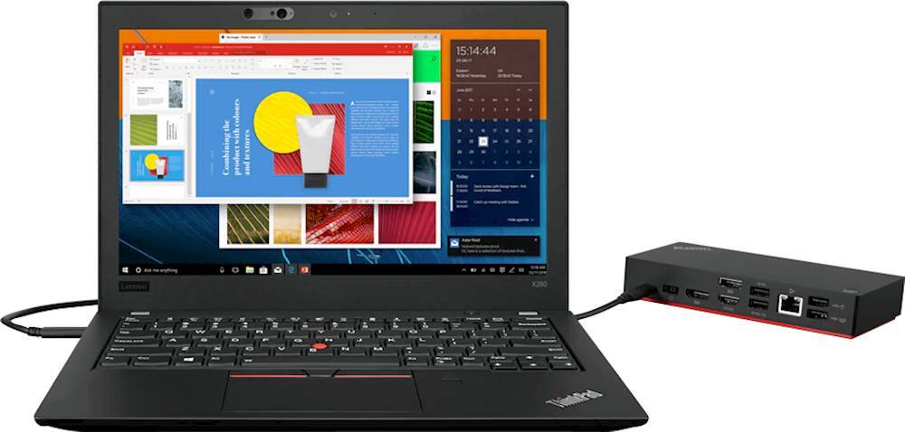 Alt View 12. Lenovo - ThinkPad USB-C Docking Station.