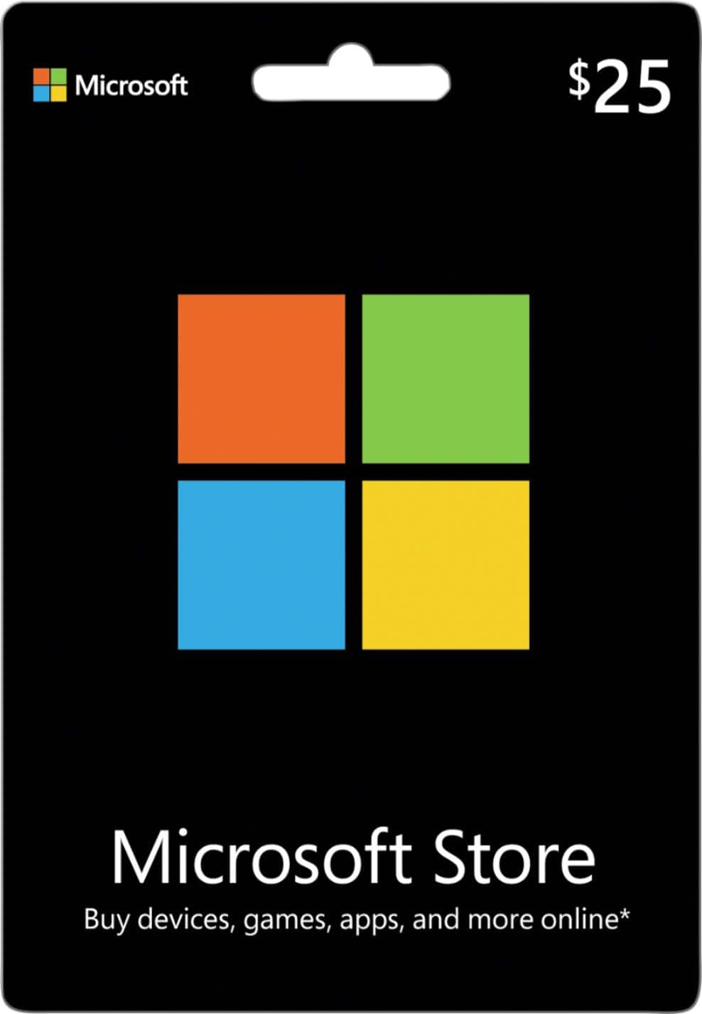 Front. Microsoft - Microsoft Store $25 Card.