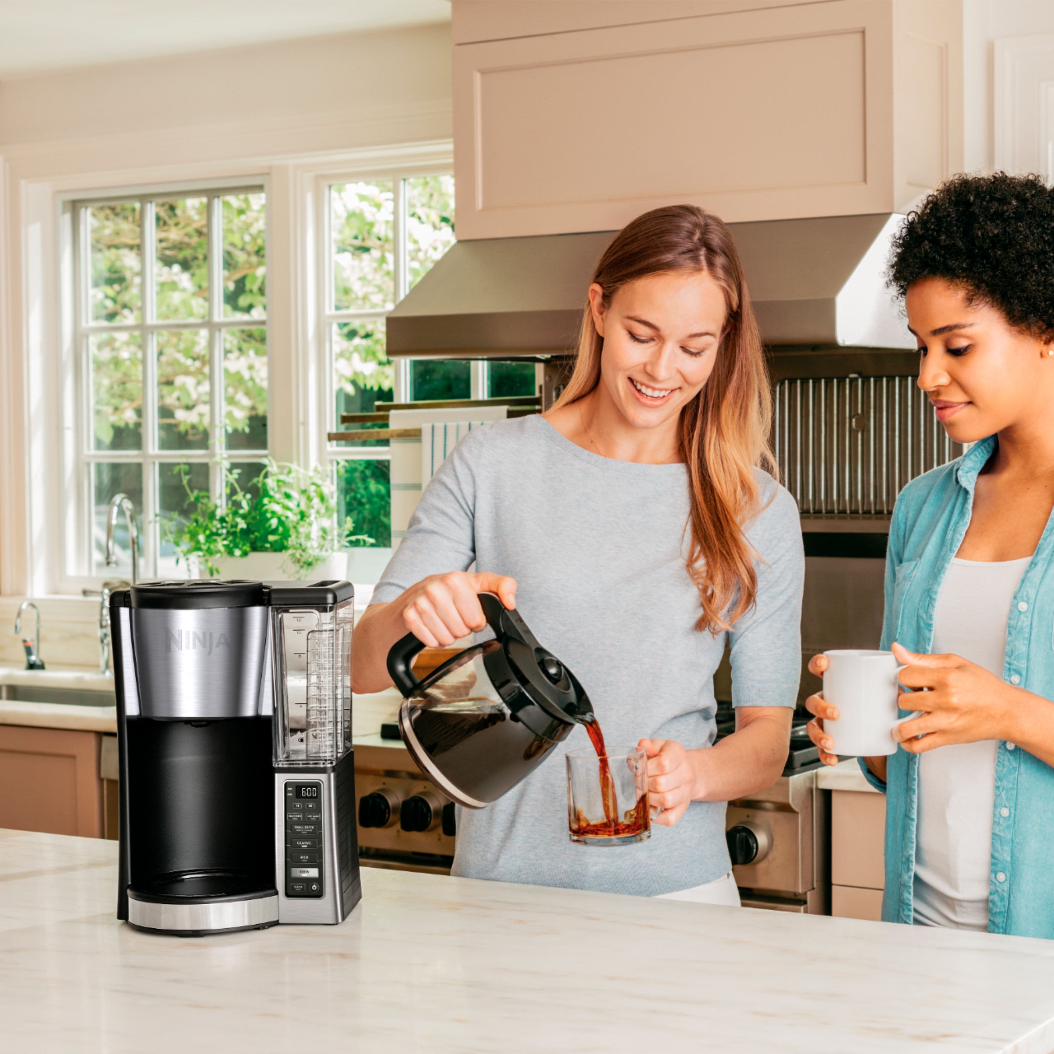 Alt View 17. Ninja - Coffee 12-Cup Coffee Brewer - Silver.