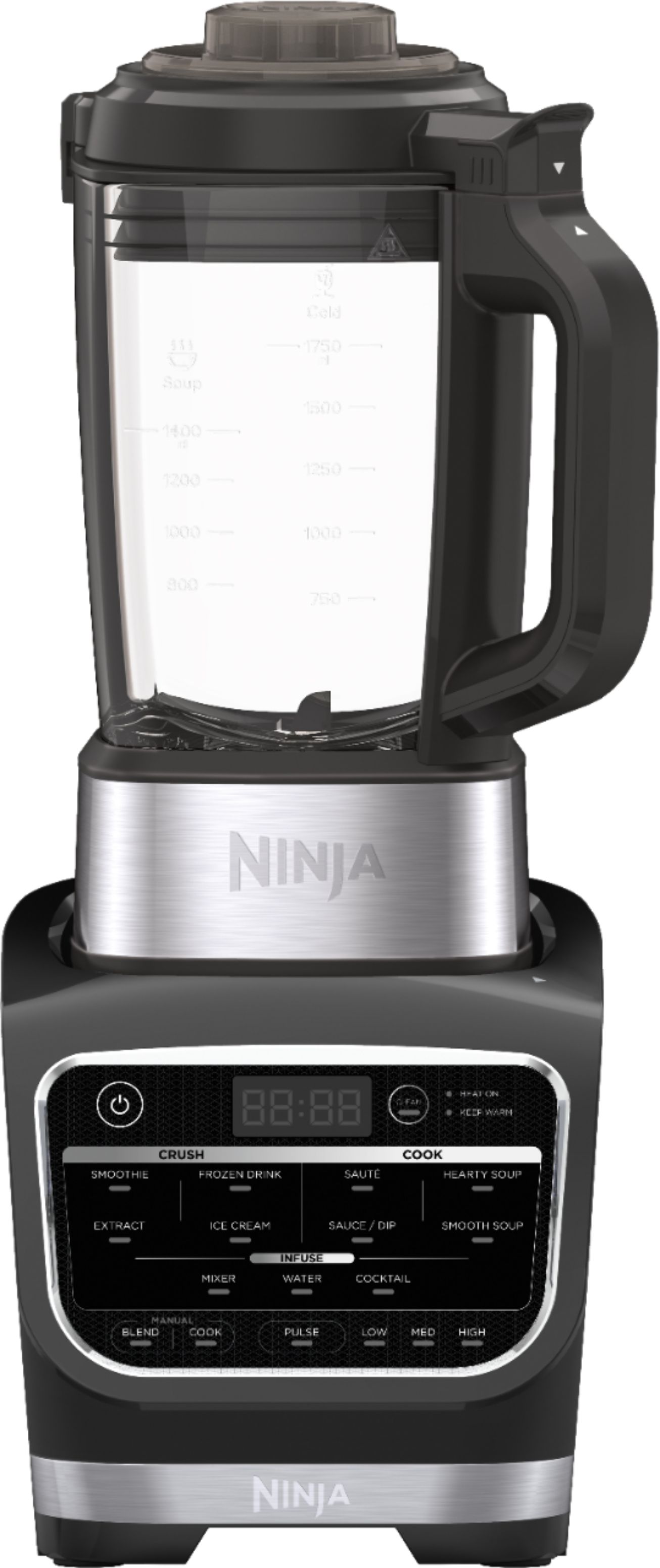 Best Buy: Ninja Foodi Cold & Hot Blender Stainless Steel/Black HB152