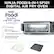 Ninja Foodi 8-in-1 SP101 Digital Air Fry Oven: Digital Crisp Control for Precision Cooking. Fits up to a 13" x 13" sheet pan. 8 Functions. 2 Accessories Included. 15 Inspiration Guide Recipes Included.