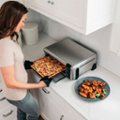 Alt View 12. Ninja - Foodi 8-in-1 Digital Air Fry Oven, Toaster, Flip-Away Storage, Dehydrate, Keep Warm - Stainless Steel/Black.