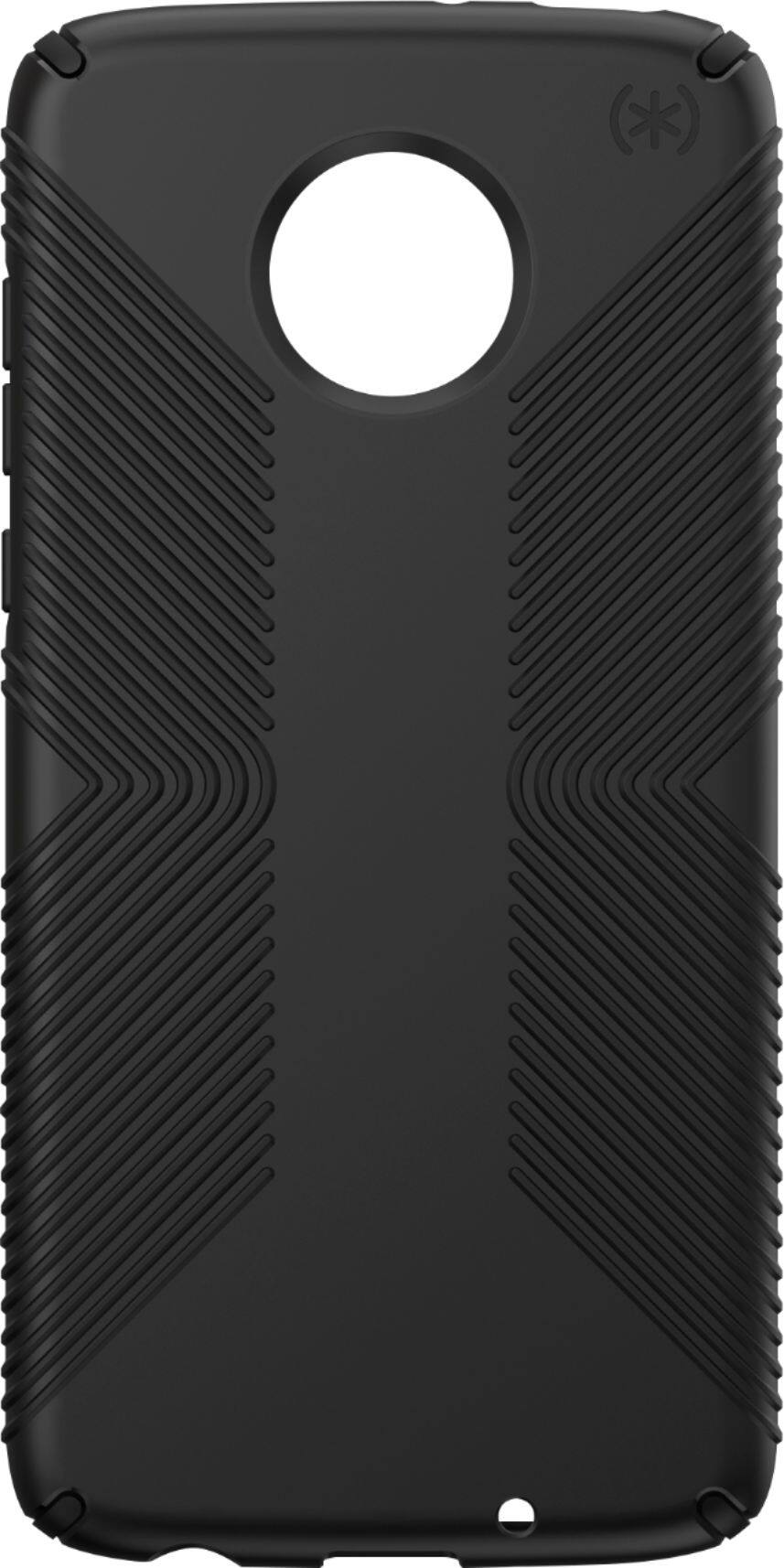 Alt View 1. Speck - Presidio Grip Case for Motorola Moto Z4 - Black.