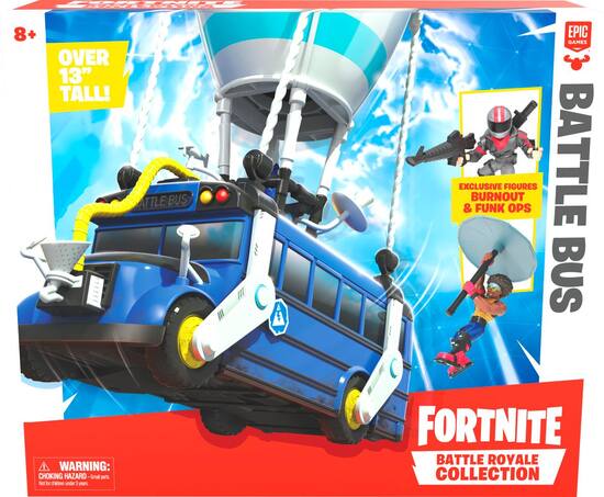 Fortnite Battle Royale Collection Battle Bus Display Set 63512 Best Buy