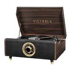 Front. Victrola - Victrola Highland Bluetooth Record Player - Espresso.