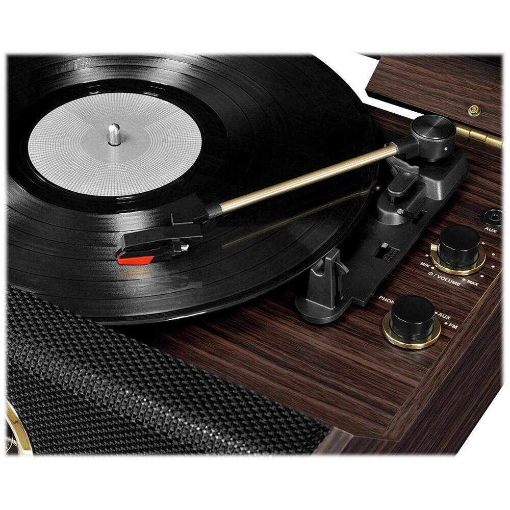 Alt View 11. Victrola - Victrola Highland Bluetooth Record Player - Espresso.