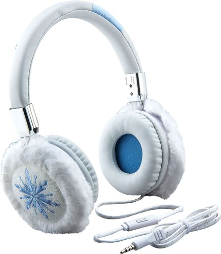 eKids - Frozen II Wired On-Ear Headphones - White/Light Blue