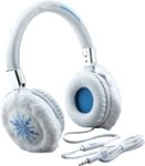 Angle Zoom. eKids - Frozen II Wired On-Ear Headphones - White/Light Blue.