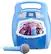 Front. eKids - Frozen II Bluetooth MP3 Karaoke System - White/Light Blue.
