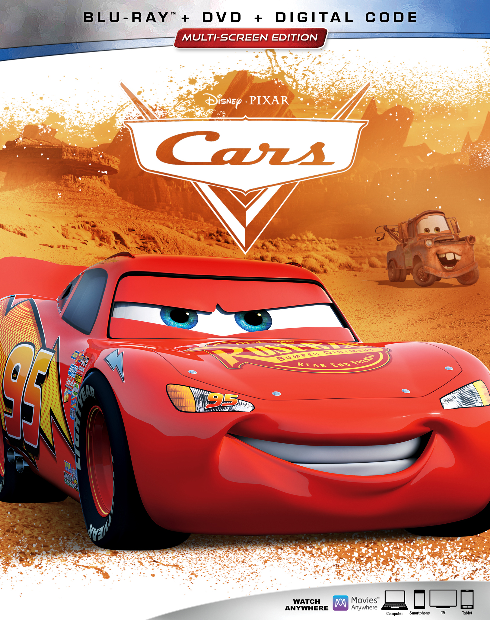 Cars [Includes Digital Copy] [Blu-ray/DVD] [2006]