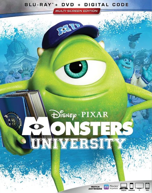 Front Standard. Monsters University [Includes Digital Copy] [Blu-ray/DVD] [2013].