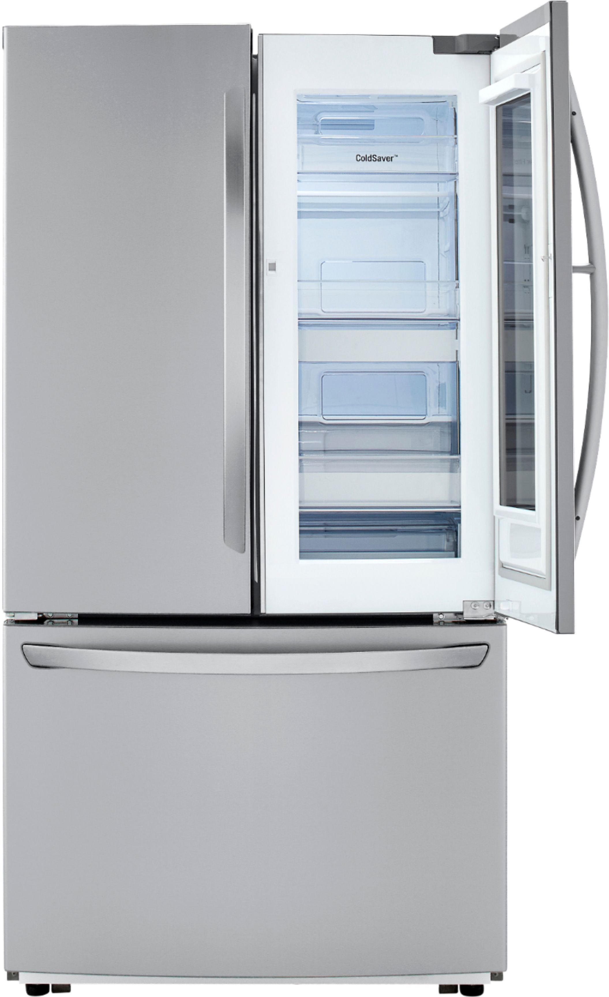 LG 27 Cu. Ft. InstaView French Door-in-Door Refrigerator with Ice Maker ...