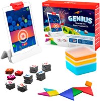 Osmo - Genius Starter Kit for iPad - Ages 6-10 - Math, Spelling, Creativity & More - STEM Toy (Osmo iPad Base Included) - White - Front_Zoom