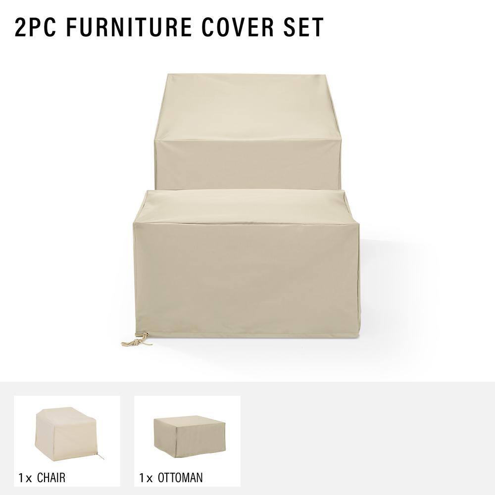 2PC FURNITURE COVER SET

1 x CHAIR
1 x OTTOMAN