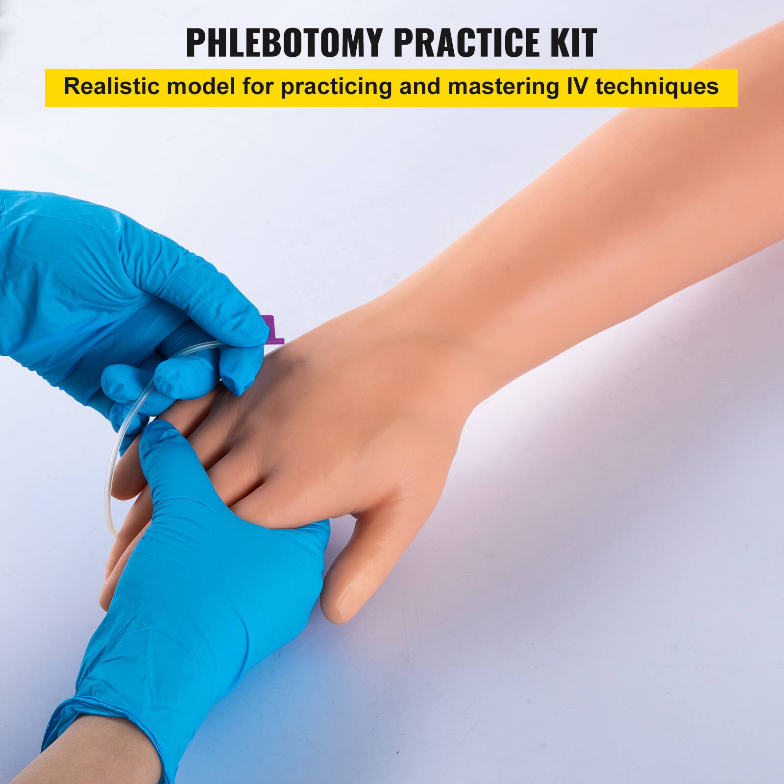 PHLEBOTOMY PRACTICE KIT  
Realistic model for practicing and mastering IV techniques