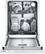Alt View 1. Bosch - 100 Series 24" Tall Tub Built-In Dishwasher with Stainless-Steel Tub - White.