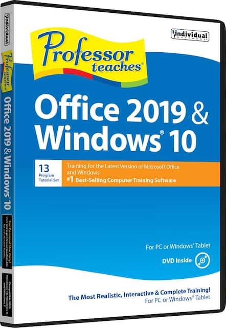 Individual Software Professor Teaches Office 2019 and Windows 10 Windows  IND945800F051 - Best Buy