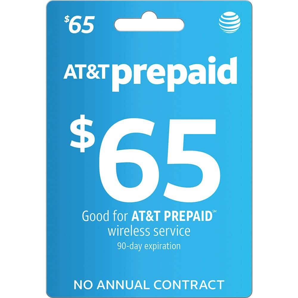 Front. AT&T Prepaid - $65 Refill Code.