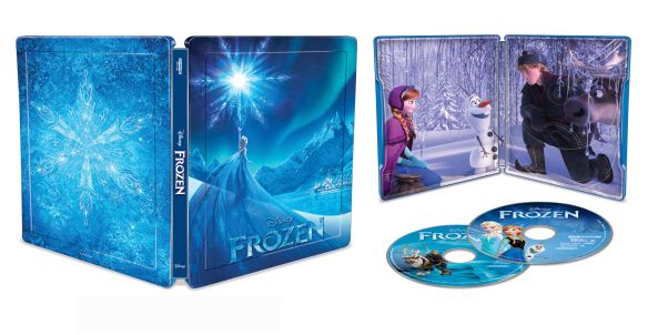 Frozen [SteelBook] [Includes Digital Copy] [4K Ultra HD Blu-ray/Blu-ray] [Only @ Best Buy] [2013]