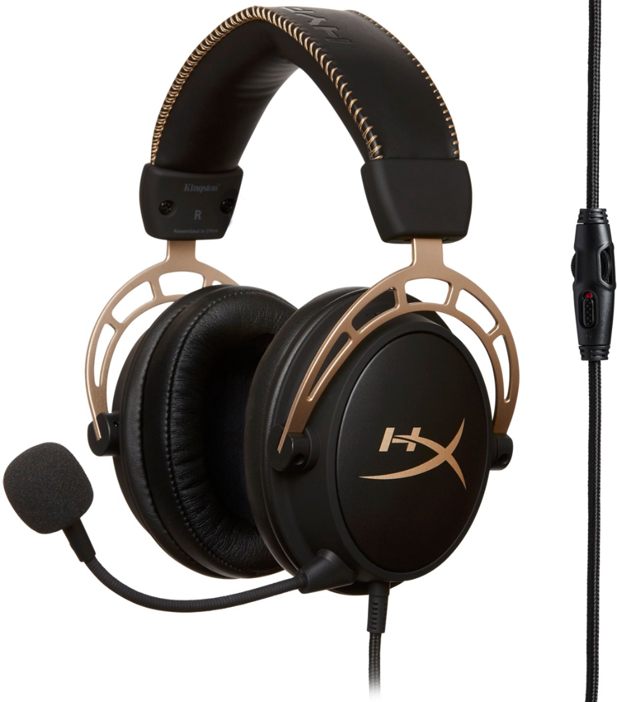 strategie beweeglijkheid Uitscheiden HyperX Cloud Alpha Wired Stereo Gaming Headset for PC, PS4, Xbox One and  Nintendo Switch Gold HX-HSCA-GD/NAP - Best Buy