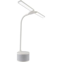 OttLite - Dual Shade LED Lamp with Bluetooth Speaker and USB Port - White - Angle_Zoom