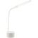 Alt View 11. OttLite - Dual Shade LED Lamp with Bluetooth Speaker and USB Port - White.
