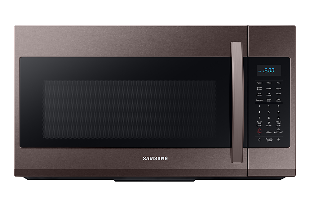 Samsung - 1.9 Cu. Ft.  Over-the-Range Microwave with Sensor Cook - Tuscan stainless steel