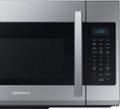 Alt View Zoom 1. Samsung - 1.9 Cu. Ft.  Over-the-Range Microwave with Sensor Cook - Stainless steel.